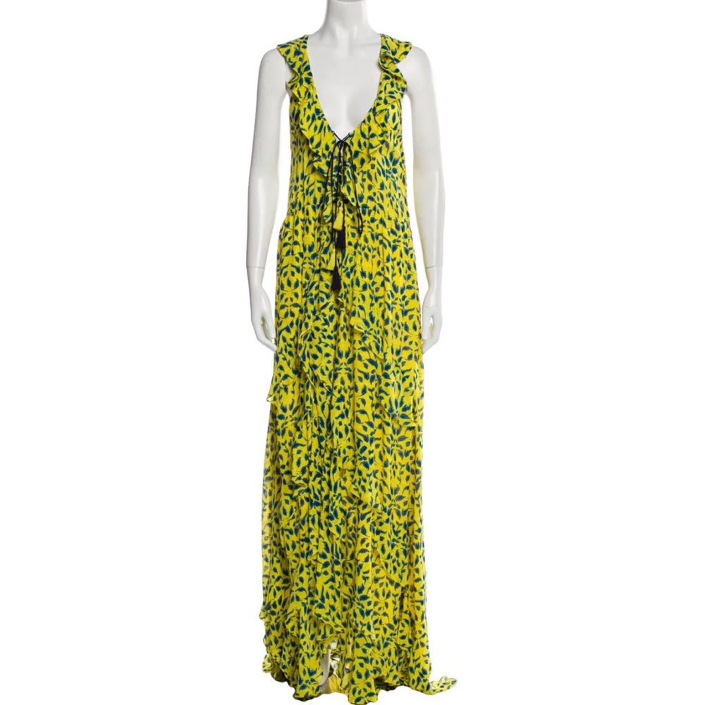 Tanya Taylor mini small yellow dress
